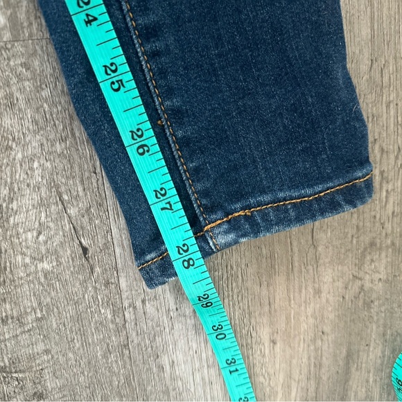 Distressed Dark Blue Denim Jeans - Picture 6 of 6